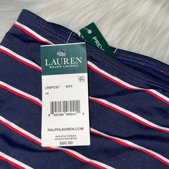 Lauren Ralph Lauren Womens Size 14 Dylan Stripe Hipster Bottom - Picture 8 of 8